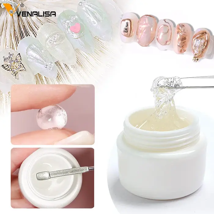 VENALISA stéréo sculpter Gel PVC doux solide Gel pétrir en diverses formes vernis à ongles pour Nail Art Transparent UV Gel tremper