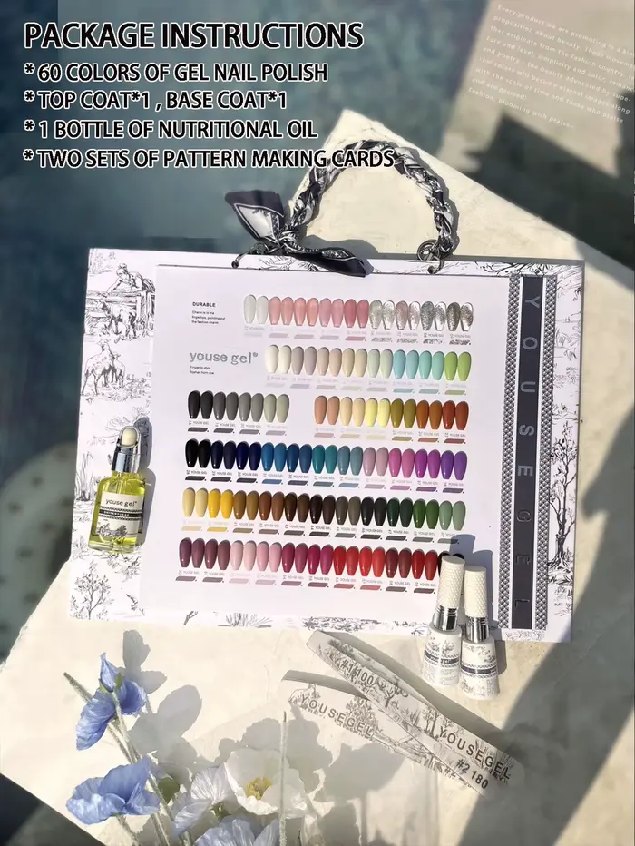 Kit de vernis gel pour salon de manucure