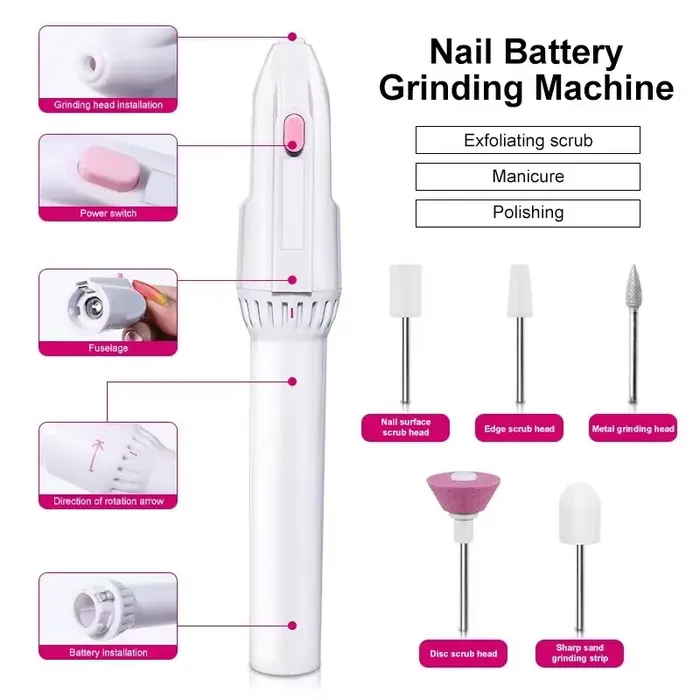LINMANDA – ensemble de lime à ongles 5 en 1