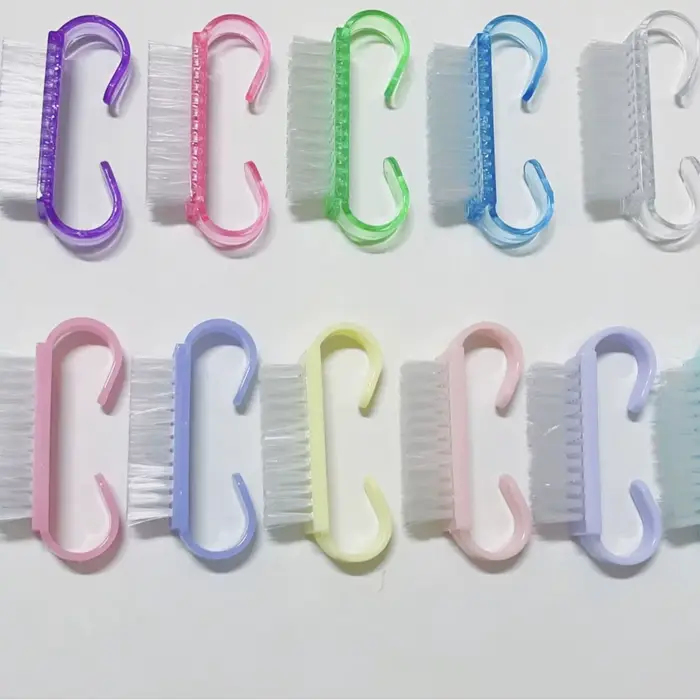 Outil de manucure, brosse à poussière de couleur