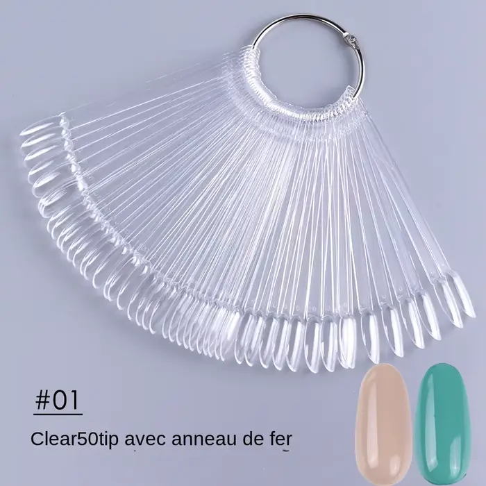 Embouts d'affichage pour faux ongles