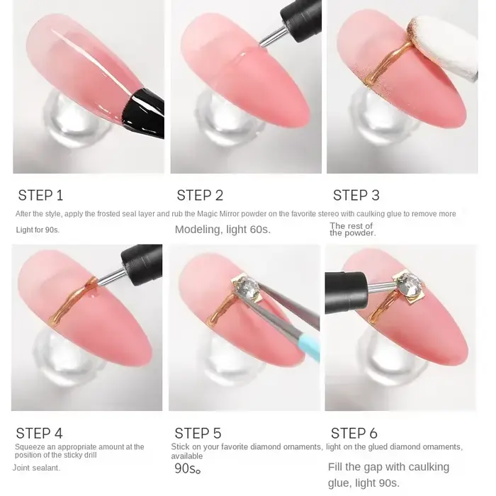 Gel de sculpture 3D pour ongles