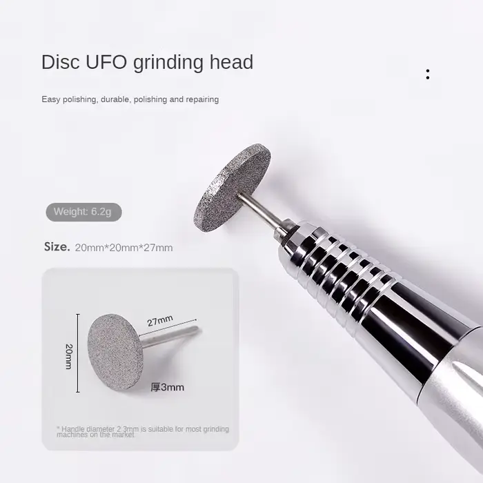 Forets métalliques en diamant pour ongles