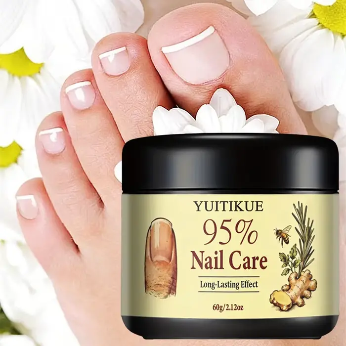 Crème de soin des ongles au venin d'abeille YUITIKUE - Formule efficace à 95 %, nourrit les lits d'o