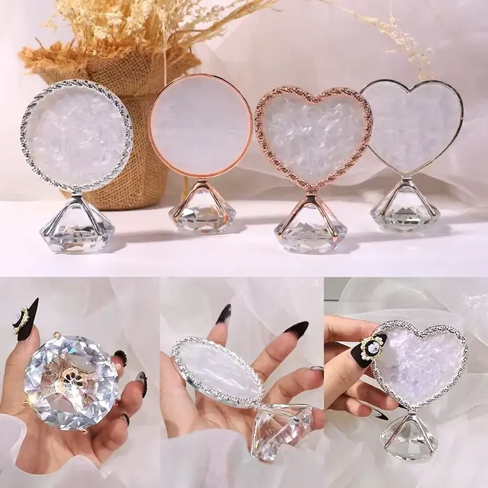 Grand présentoir de Nail Art en diamant avec Palettes