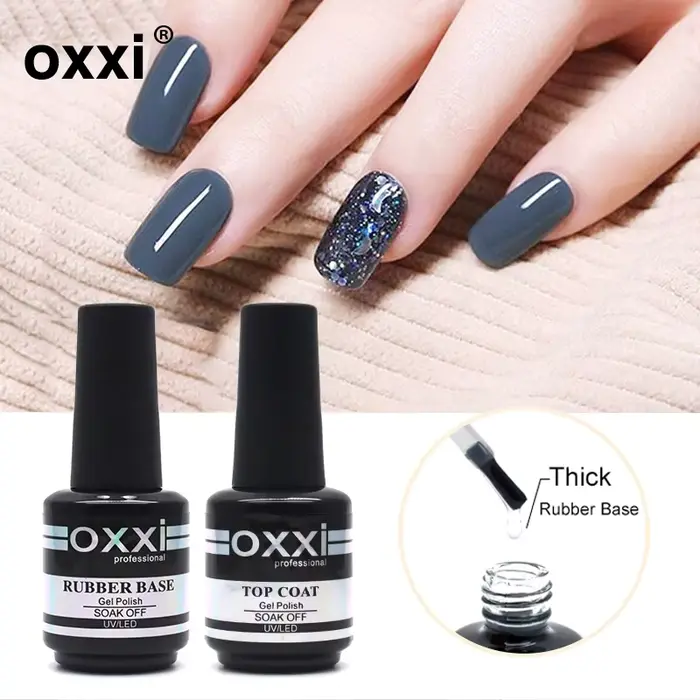OXXI nouveau velours mat couche de finition Semi-permanent UV vernis à ongles Gel hybride