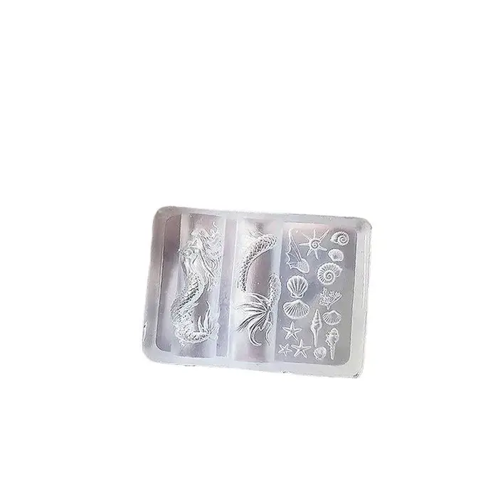 Moule à ongles 3D en Silicone série océan