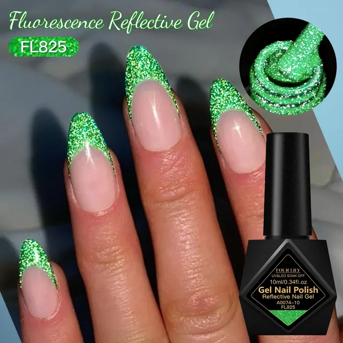Vernis à ongles en Gel réfléchissant fluorescent
