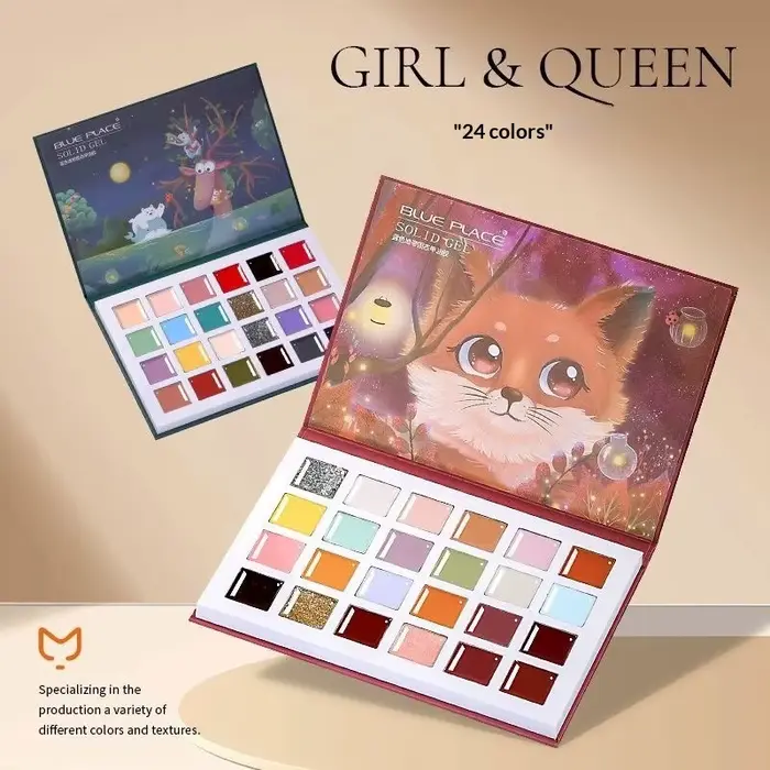 Vernis à ongles Gel crème solide 24 couleurs