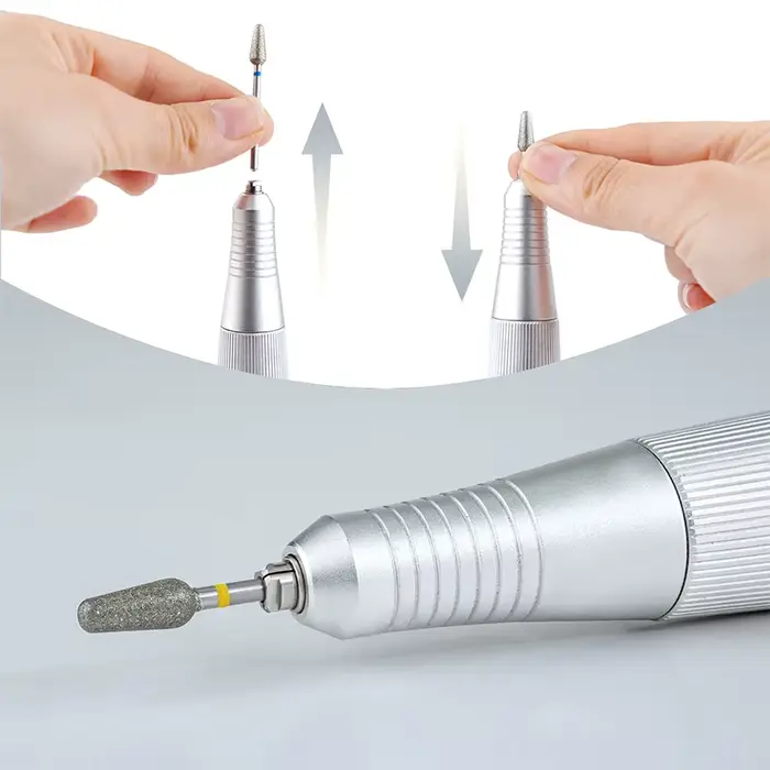 Limes à ongles en diamant, perceuse, mèche de polissage des cuticules, tête de meulage des ongles, m