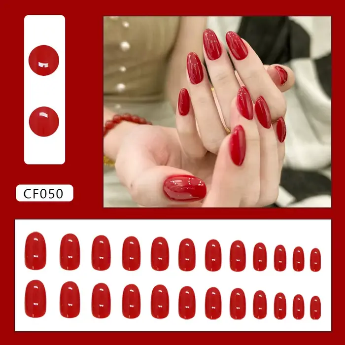 Faux ongles en acrylique sans colle