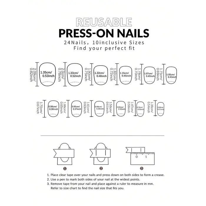 24 pièces faux ongles colorés doux Cool Dopamine presse sur Ins ongles court ovale tourbillon amour étoile à pois modèles faux ongles conseils