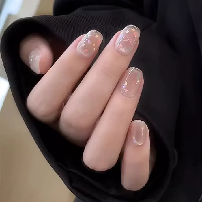 Paillettes pour ongles en forme d'étoile