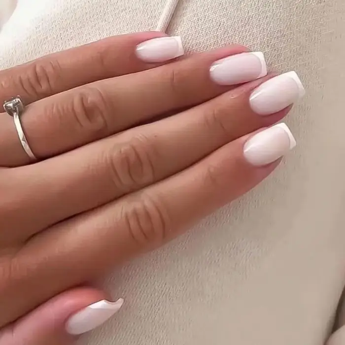 Faux ongles courts et ronds