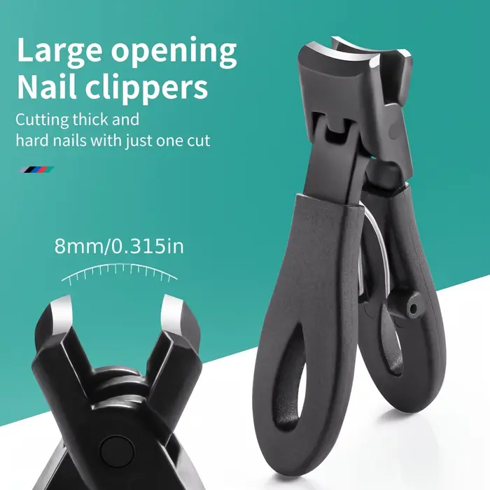 Ciseaux à ongles à grande ouverture pour ongles épais et durs