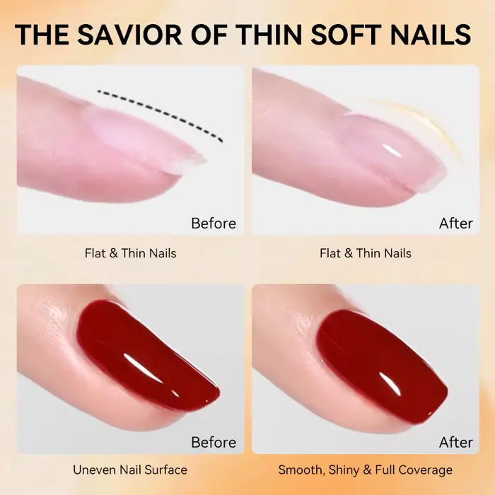 UR SUGAR 15ml Gel de renfort 9 en 1 Gel fort multifonctionnel Gel renforcé Semi Permanent UV Soak Off Gel d'art des ongles