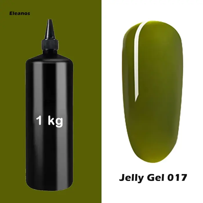 Eleanos 1 kg Gel de gelée clair vente en gros Gel vernis à ongles Semi Transparent UV LED Gel Super qualité sirop