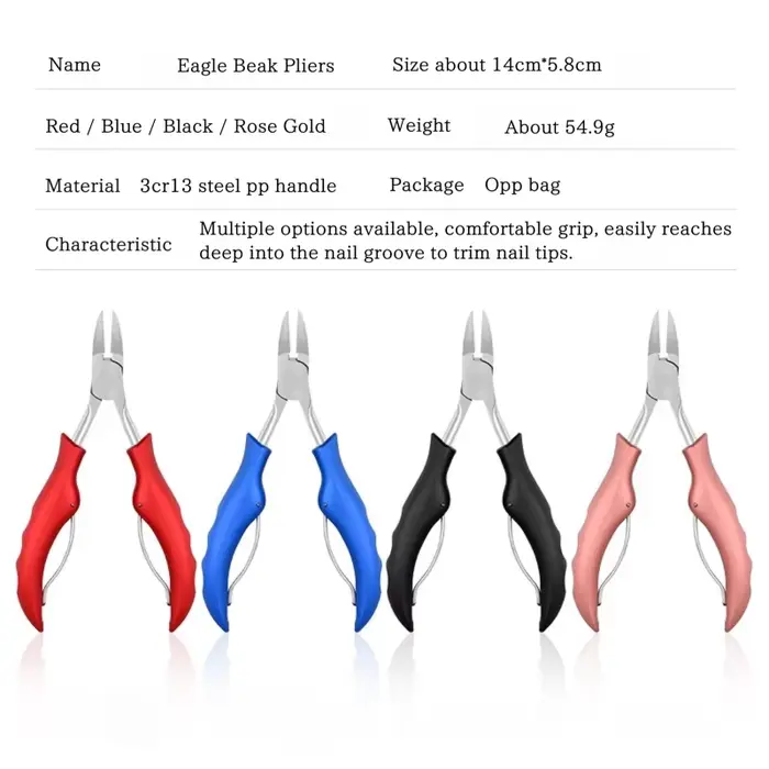 Outils de manucure pour ongles: pince à cuticules
