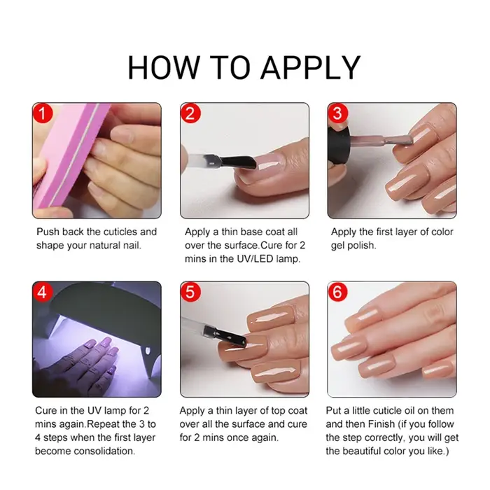 NAILCO 15ml Vernis à Ongles Gel Couleur Rouge Violet Semi-Permanent Sans HEMA ni TPO Gels UV Vernis Hybride pour Manucure
