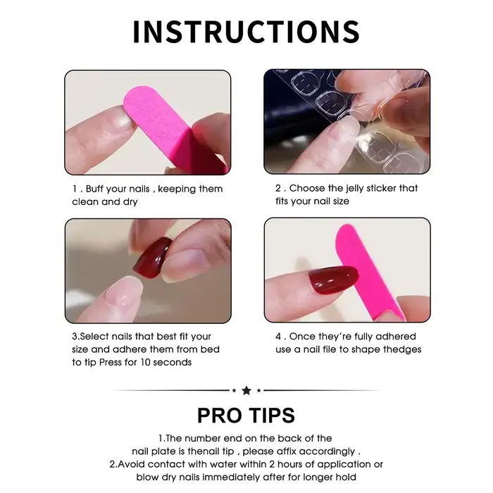 Faux ongles en amande dégradée blanche