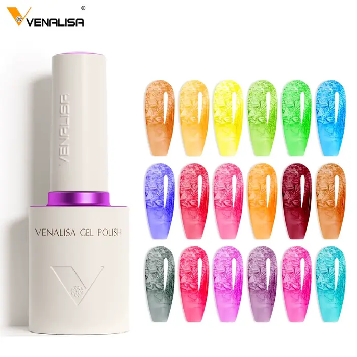 Venalisa vernis à ongles Gel 10ml Hema TPO gratuit végétalien gelée cristal Ultra diamant effet verre Semi Permanent