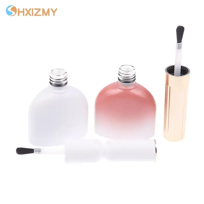Mini bouteille en verre pour vernis à ongles de 15ml
