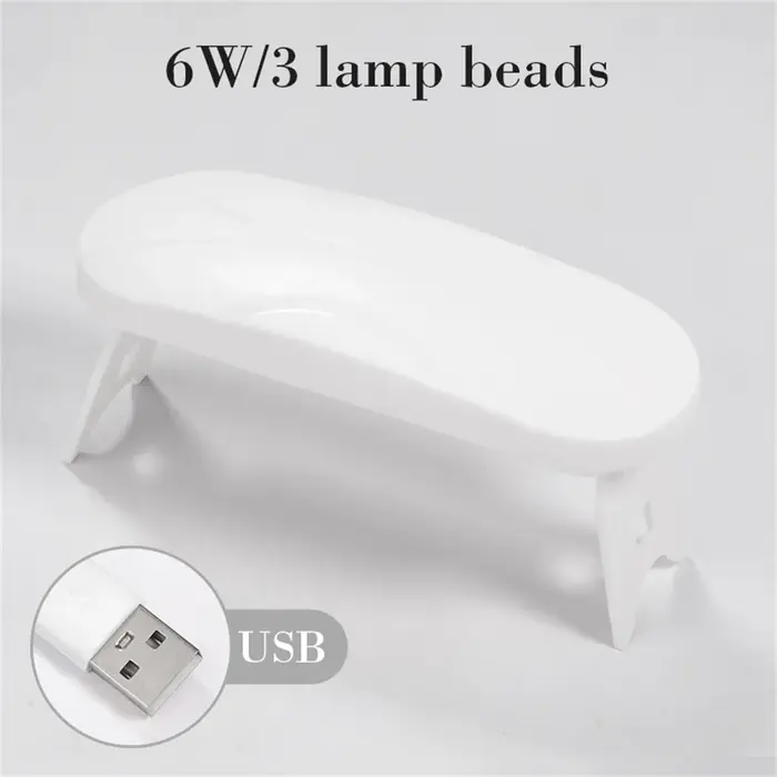 LINMANDA Mini lampe sèche-ongles 6W LED UV Portable