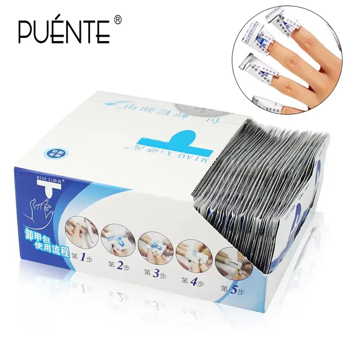Lingettes en papier pour dissolvant de vernis à ongles
