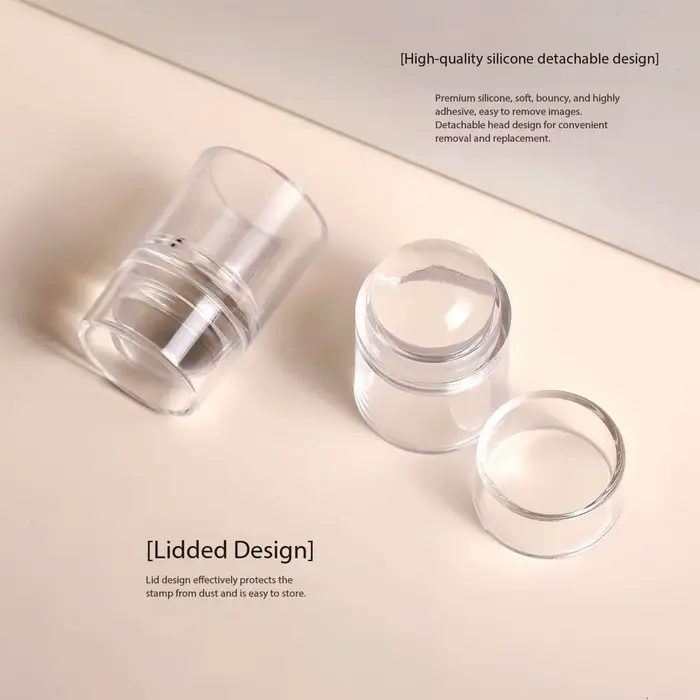 Kit d'outils de transfert imprimé effaçable en silicone Ga pour salon de manucure