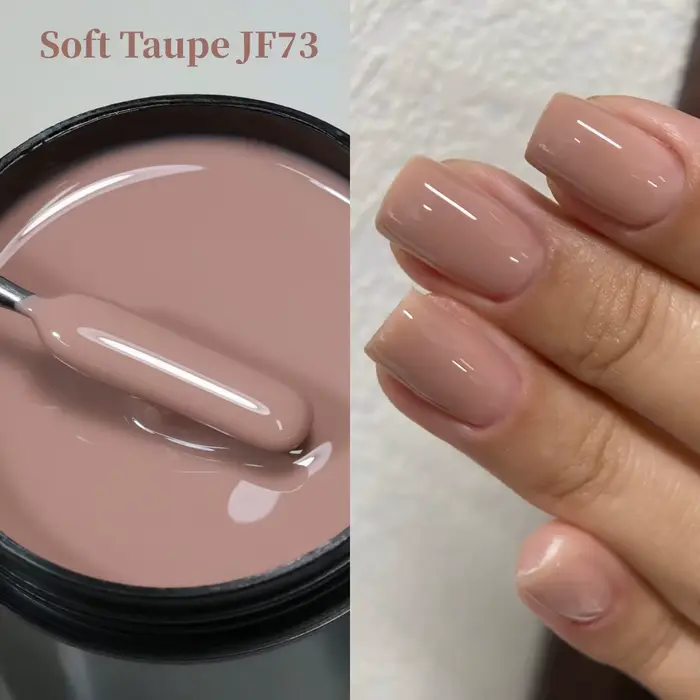 MSAHRE Gel de Construction Liquide pour Ongles, Teinte Taupe Lactée Cacao, 150g, Gel UV LED pour Ext