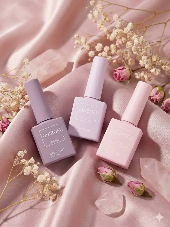 Lot de 3 vernis gel 15 ml