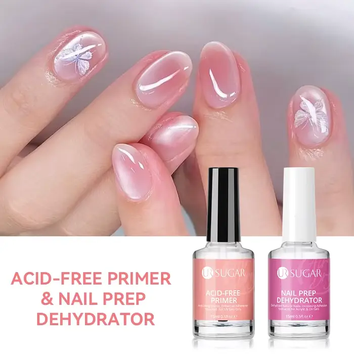 UR SURGAR 2 pièces/ensemble 15/30/100ML presse-ongles et déshydrateur de préparation des ongles ensemble vernis