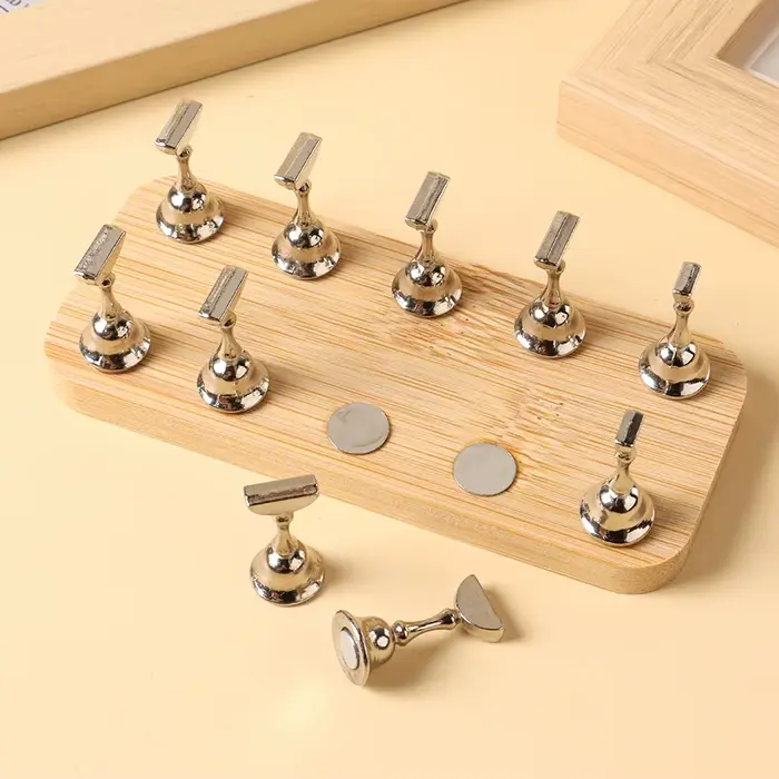 Support de pratique magnétique pour ongles, support magnétique puissant pour pointes d'ongles, prése