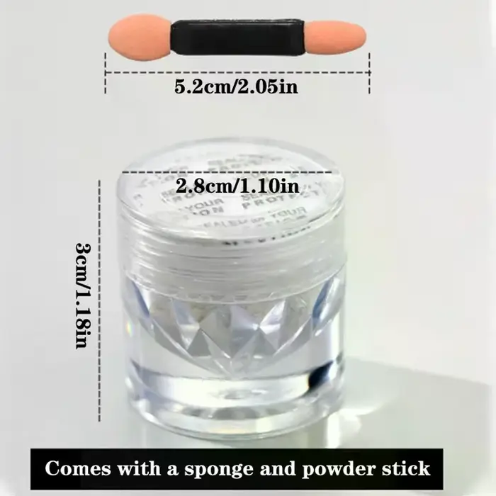 Poudre à ongles Aurora Pearl White