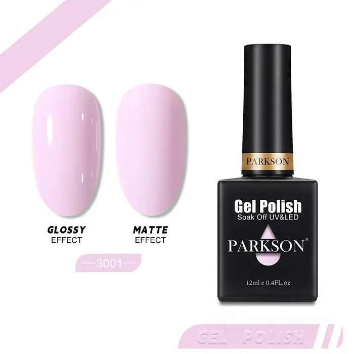 Vernis à ongles en gel Parkson, couleurs pastel printanières, vernis hybride UV LED 12 ml, vernis à