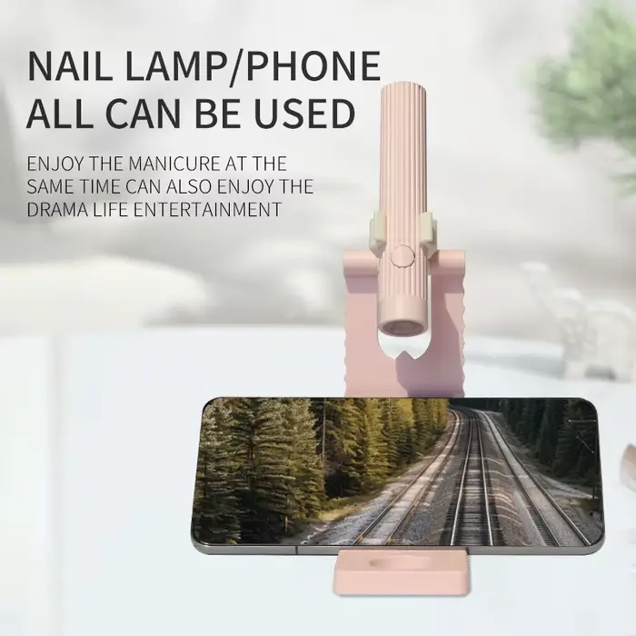 Support de lampe à ongles professionnel pliable et portable