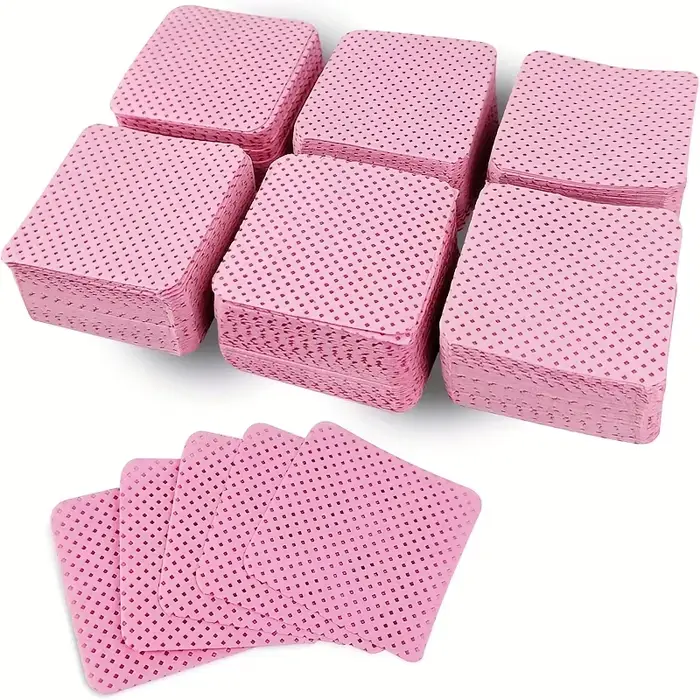 50 lingettes pour ongles sans peluches