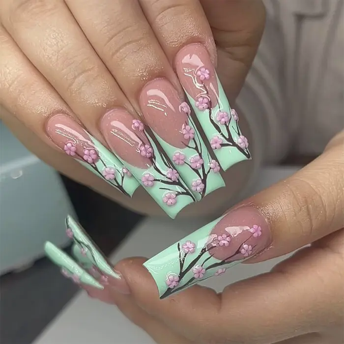 Fausses Fleurs de Ballerine Longue