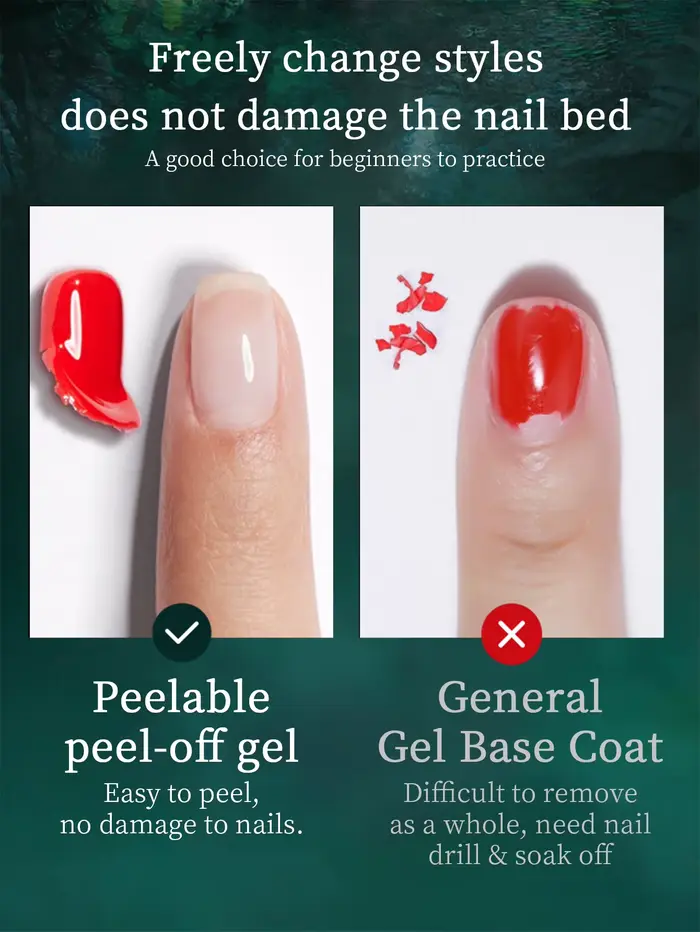 RSNAIL 12g Base Coat Peel-Off Séchage à l'Air pour Vernis à Ongles Gel