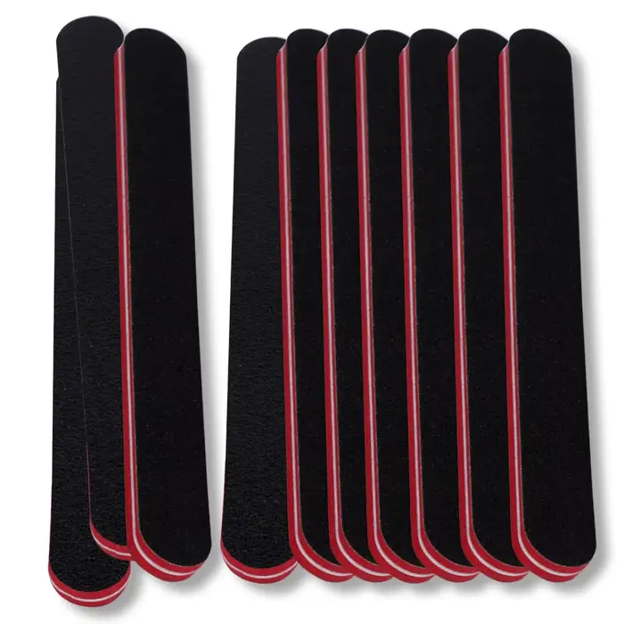 2/4/6 pièces bande de frottement pour nail art double face polissage durable