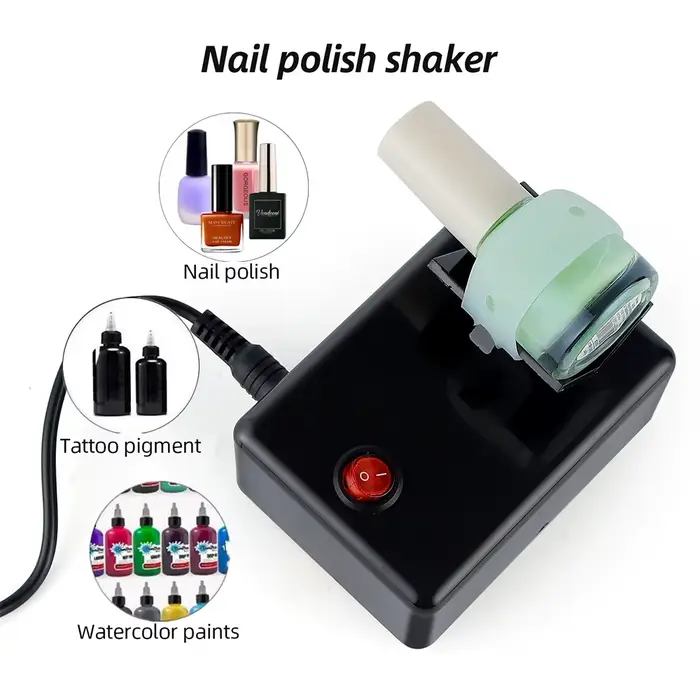 Agitateur électrique pour vernis à ongles, encre de tatouage, mélangeur de pigments, vernis à ongles