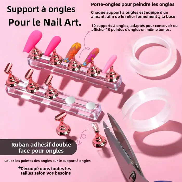 Kit complet d'outils pour ongles tout-en-un (30 pièces) – Essentiels de qualité salon pour l'art