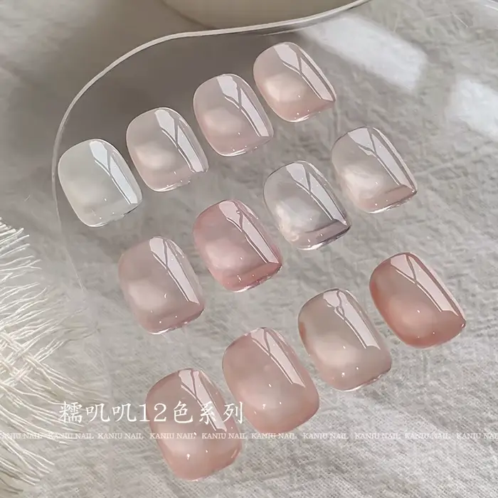 Kaniu 12ml couleur vernis à ongles brillant nu rose
