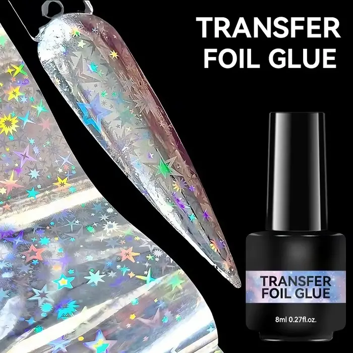 Vernis à ongles semi-permanent en gel pour transfert de motifs