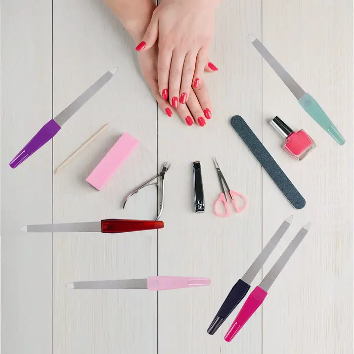 Lime à ongles en métal (6 pièces)