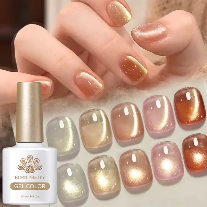 BORN PRETTY 117 couleurs chat Gel magnétique vernis à ongles 10ml couverture complète vernis Semi Pe