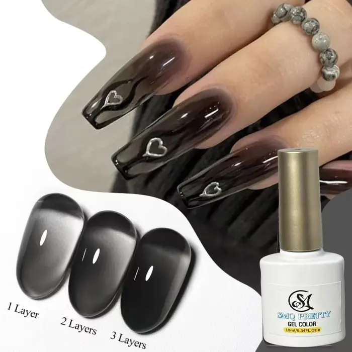 SMQ 7ml gelée nue Gel vernis translucide rose blanc laiteux ongles Gel manucure UV LED Semi Permanent tremper