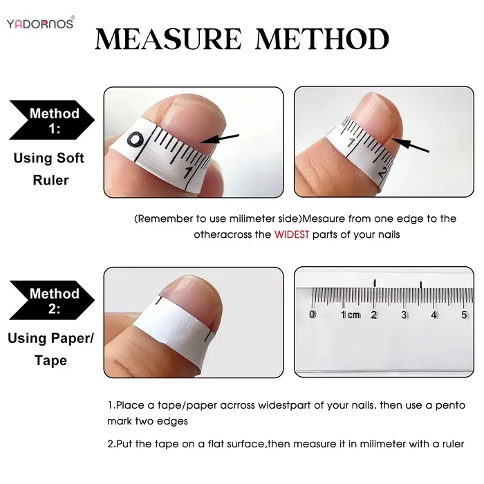 Faux ongles faits à la main