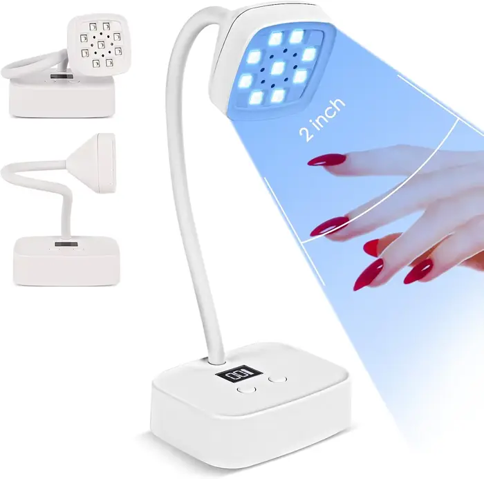 Lampe à ongles sans fil LED UV, sèche-ongles, Rechargeable, détection automatique, commande tactile,