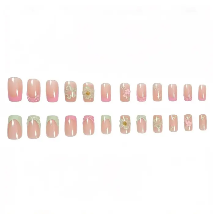 Faux ongles 3D pour femmes et filles